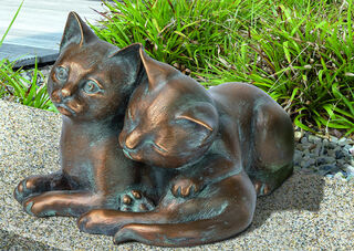 Gartenskulptur "Kätzchen", Bronze