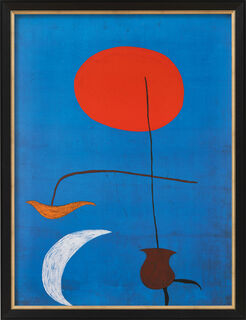 Bild "Design for a Tapestry" (1972), gerahmt von Joan Miró