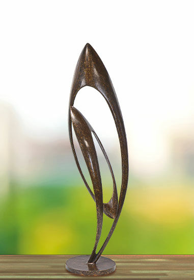 Gartenskulptur "Play", Bronze