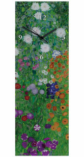 Wanduhr "Bauerngarten" von Gustav Klimt
